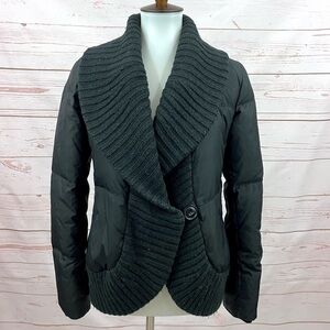 BCBGMaxazria Duck Down Fill Winter Parka Shawl Collar Puffer Coat